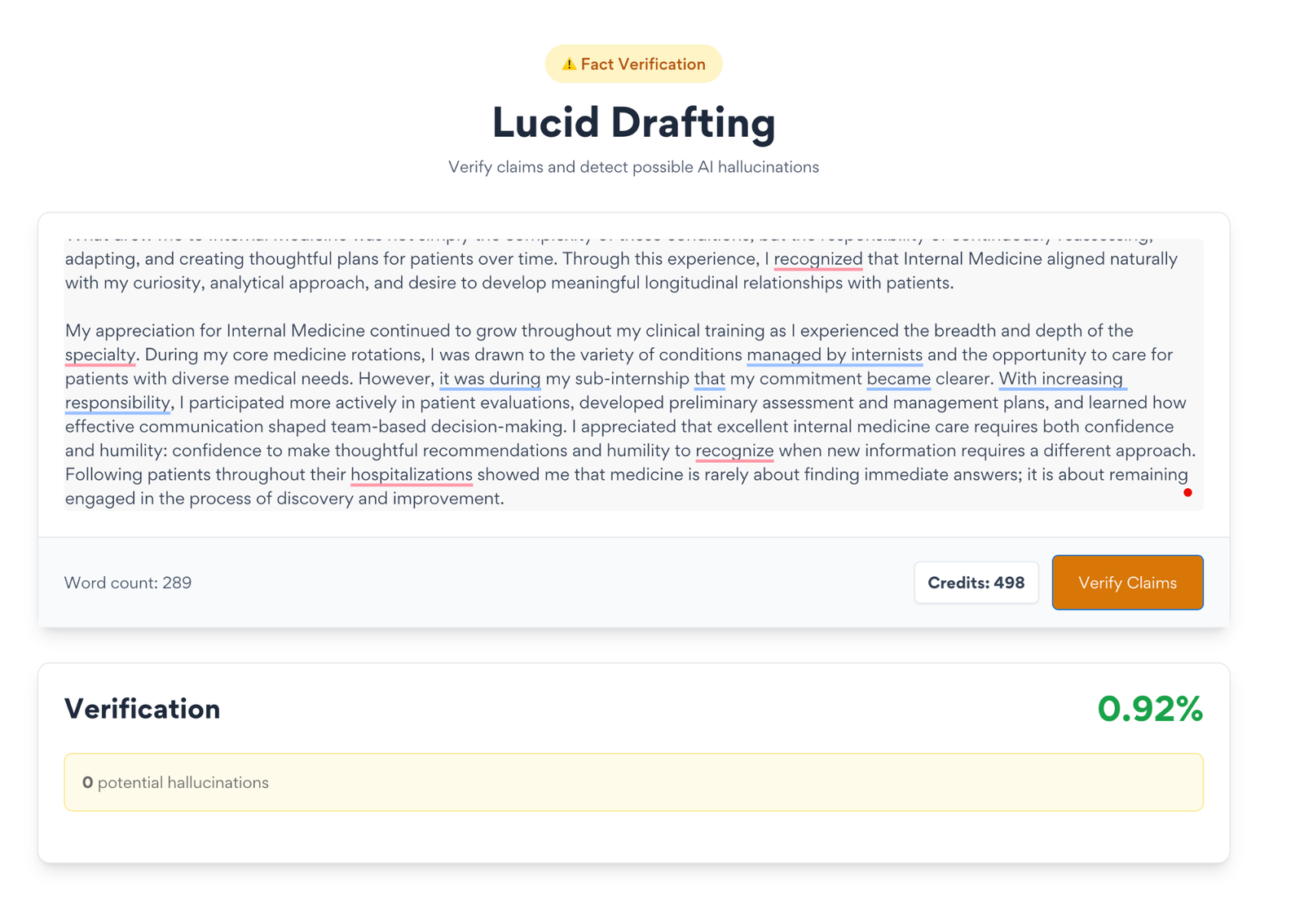 Lucid Drafting interface